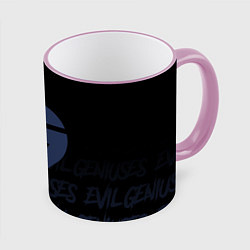 Кружка 3D Evil geniuses style, цвет: 3D-розовый кант