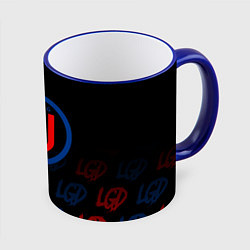 Кружка 3D LGD style, цвет: 3D-синий кант