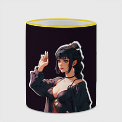 Кружка 3D Шэдоухарт - Baldurs Gate 3, цвет: 3D-желтый кант — фото 2