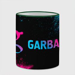 Кружка 3D Garbage - neon gradient по-горизонтали, цвет: 3D-зеленый кант — фото 2