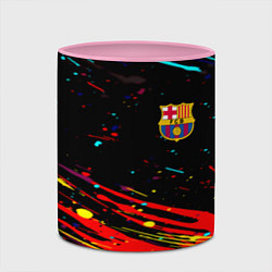 Кружка 3D Barcelona краски, цвет: 3D-белый + розовый — фото 2