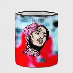 Кружка 3D Lil peep steel rap, цвет: 3D-черный кант — фото 2