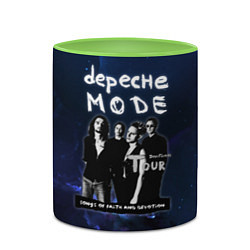 Кружка 3D Depeche Mode - Devotional тур, цвет: 3D-белый + светло-зеленый — фото 2