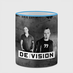 Кружка 3D Devision - a band from germany, цвет: 3D-небесно-голубой кант — фото 2