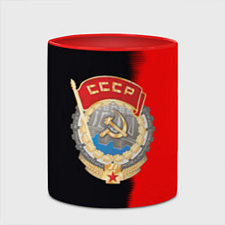 Кружка 3D СССР страна наша, цвет: 3D-белый + красный — фото 2