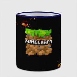 Кружка 3D Minecraft mobile game story, цвет: 3D-синий кант — фото 2