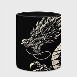 Кружка 3D Japanese dragon - irezumi - art, цвет: 3D-белый + черный — фото 2