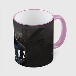 Кружка 3D STALKER 2 одиночка с артефактом, цвет: 3D-розовый кант