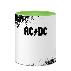 Кружка 3D AC DC anarchy rock, цвет: 3D-белый + светло-зеленый — фото 2