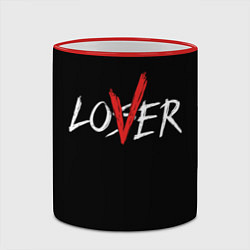 Кружка 3D Lover loser, цвет: 3D-красный кант — фото 2