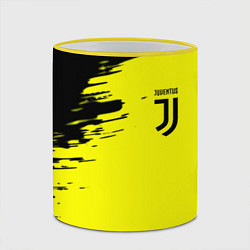 Кружка 3D Juventus спортивные краски, цвет: 3D-желтый кант — фото 2