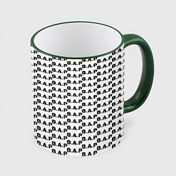 Кружка 3D BAP kpop steel pattern, цвет: 3D-зеленый кант