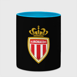 Кружка 3D Monaco fc, цвет: 3D-белый + небесно-голубой — фото 2