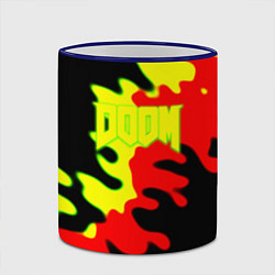 Кружка 3D Doom mars abstract, цвет: 3D-синий кант — фото 2