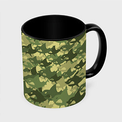 Кружка 3D Акулы - камуфляж, цвет: 3D-белый + черный