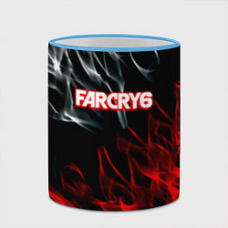 Кружка 3D Farcry flame, цвет: 3D-небесно-голубой кант — фото 2