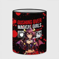 Кружка 3D Gushing over magical girls, цвет: 3D-черный кант — фото 2