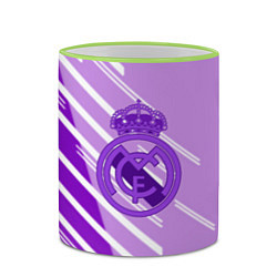 Кружка 3D Real Madrid текстура фк, цвет: 3D-светло-зеленый кант — фото 2