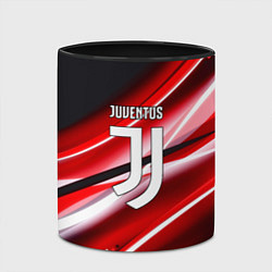 Кружка 3D Juventus geometry sport line, цвет: 3D-белый + черный — фото 2