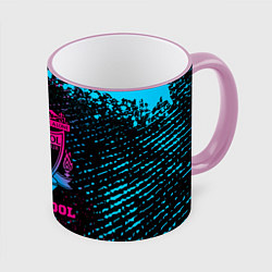 Кружка 3D Liverpool - neon gradient, цвет: 3D-розовый кант