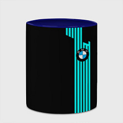 Кружка 3D BMW sport line geometry, цвет: 3D-белый + синий — фото 2