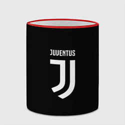Кружка 3D Juventus sport fc белое лого, цвет: 3D-красный кант — фото 2