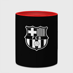 Кружка 3D Barcelona fc club белое лого, цвет: 3D-белый + красный — фото 2