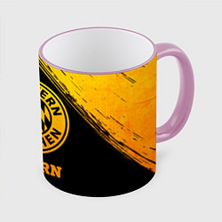 Кружка 3D Bayern - gold gradient, цвет: 3D-розовый кант