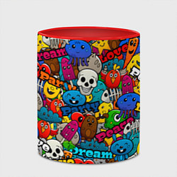 Кружка 3D Dream love party, цвет: 3D-белый + красный — фото 2