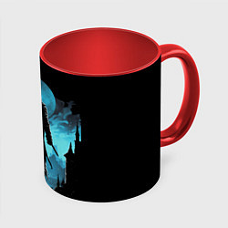 Кружка 3D Assassins creed сумерки, цвет: 3D-белый + красный