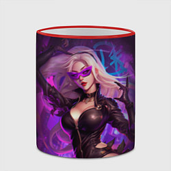 Кружка 3D League of Legends Kaisa Kda style, цвет: 3D-красный кант — фото 2