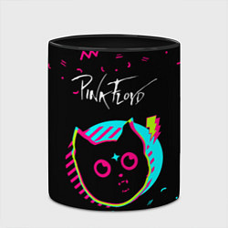 Кружка 3D Pink Floyd - rock star cat, цвет: 3D-белый + черный — фото 2
