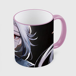 Кружка 3D Genshin Impact Арлекино smile quiet, цвет: 3D-розовый кант