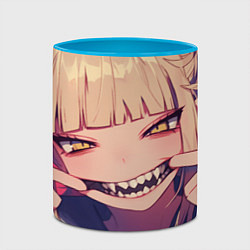 Кружка 3D Моя геройская академия Himiko Toga, цвет: 3D-белый + небесно-голубой — фото 2