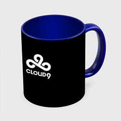 Кружка 3D Cloud9 team, цвет: 3D-белый + синий