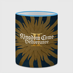 Кружка 3D Kingdom come 2 deliverance key art, цвет: 3D-небесно-голубой кант — фото 2