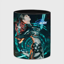 Кружка 3D Stellar Blade fantasy style, цвет: 3D-белый + черный — фото 2