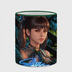 Кружка 3D Eve Stellar Blade, цвет: 3D-зеленый кант — фото 2