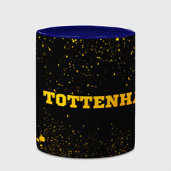 Кружка 3D Tottenham - gold gradient по-горизонтали, цвет: 3D-белый + синий — фото 2