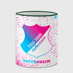 Кружка 3D Hoffenheim neon gradient style, цвет: 3D-зеленый кант — фото 2
