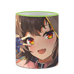Кружка 3D Konosuba Мэгумин cute, цвет: 3D-светло-зеленый кант — фото 2