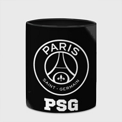 Кружка 3D PSG sport на темном фоне, цвет: 3D-белый + черный — фото 2