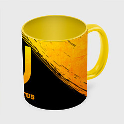 Кружка 3D Juventus - gold gradient, цвет: 3D-белый + желтый