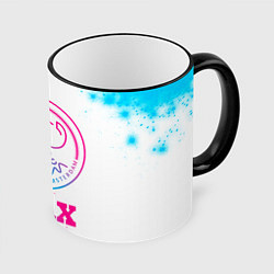 Кружка 3D Ajax neon gradient style, цвет: 3D-черный кант