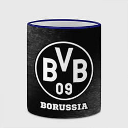 Кружка 3D Borussia sport на темном фоне, цвет: 3D-синий кант — фото 2