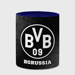 Кружка 3D Borussia sport на темном фоне, цвет: 3D-белый + синий — фото 2