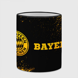 Кружка 3D Bayern - gold gradient по-горизонтали, цвет: 3D-черный кант — фото 2