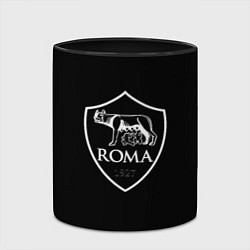 Кружка 3D Roma sport fc club, цвет: 3D-белый + черный — фото 2