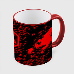 Кружка 3D Linkin park red logo, цвет: 3D-красный кант