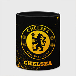 Кружка 3D Chelsea - gold gradient, цвет: 3D-белый + черный — фото 2